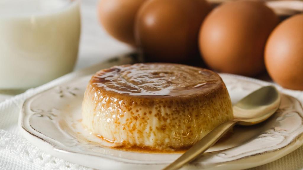 Receta de flan de turrón blando