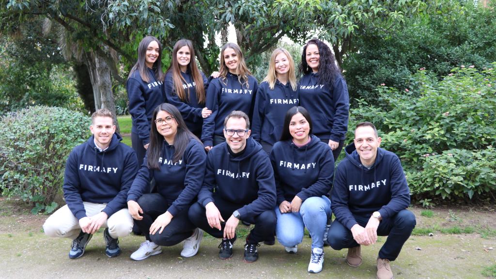 Equipo humano que hay detrás de la startup de Granada Firmafy.