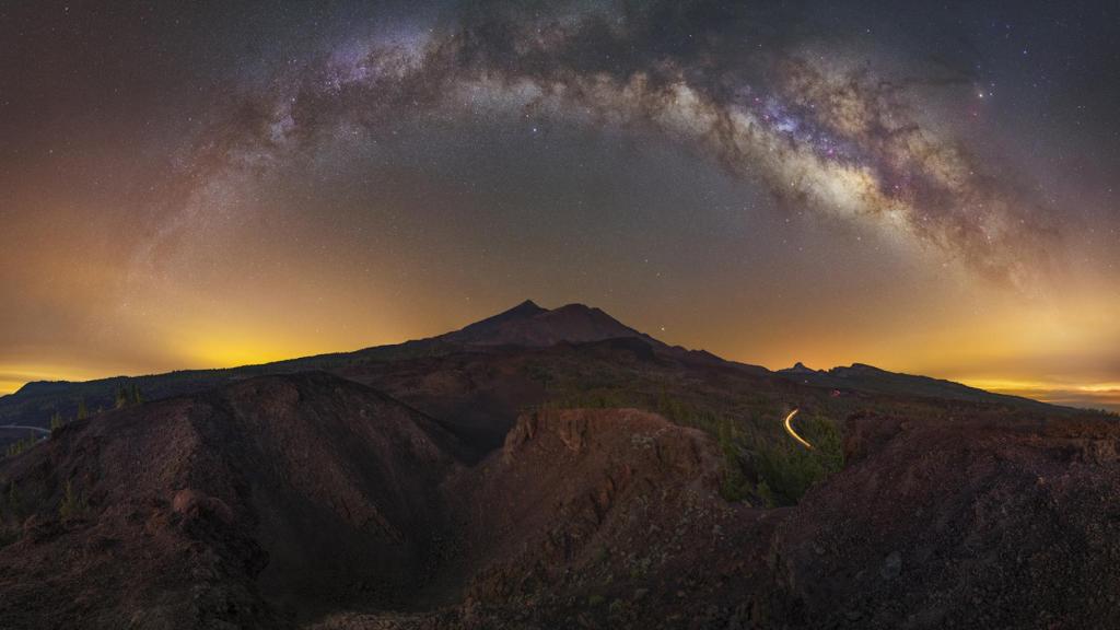 Observación de estrellas Parque Nacional del Teide.
