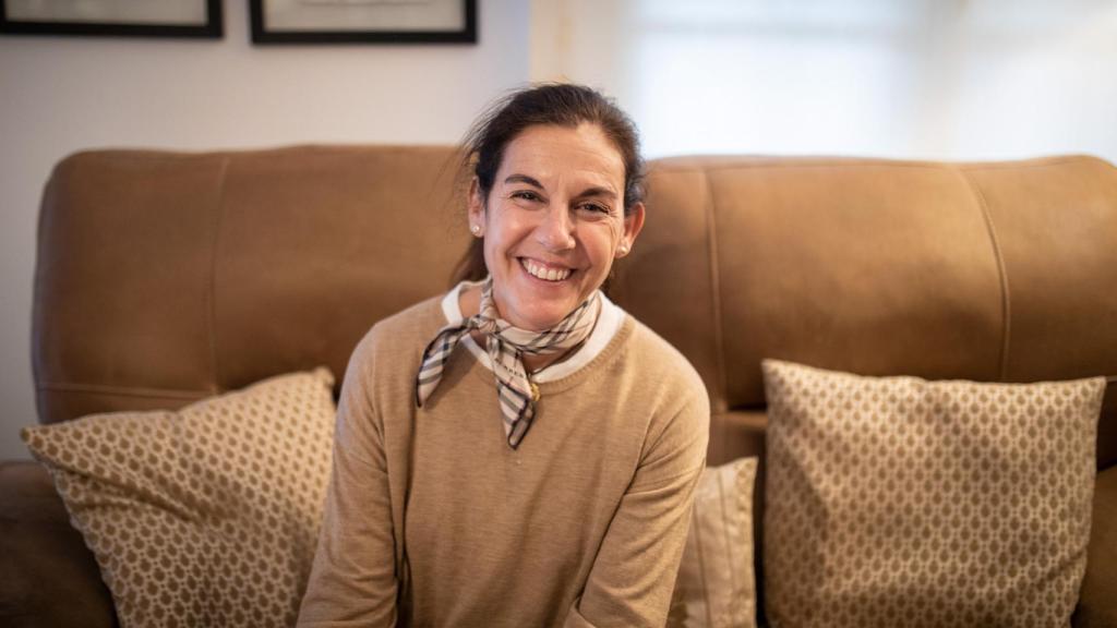 Marta, larga superviviente de cáncer de estómago.