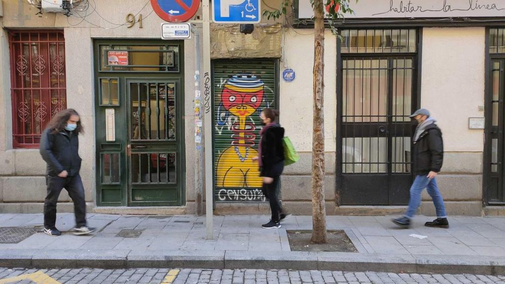 El lugar del suceso, en el madrileño barrio de Lavapiés.