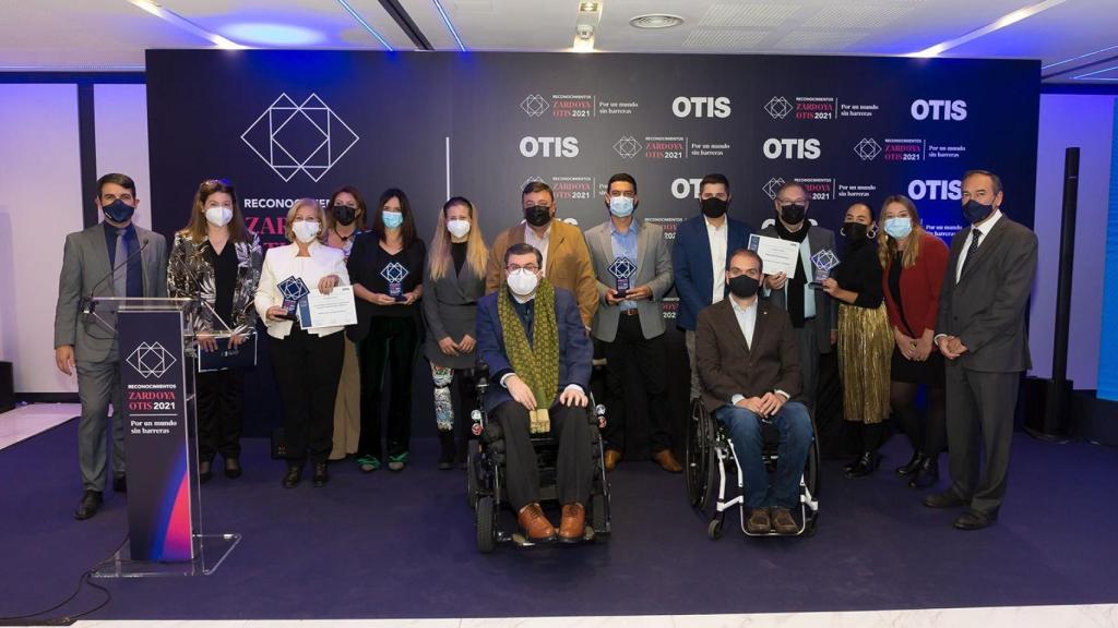 En los premios OTIS.