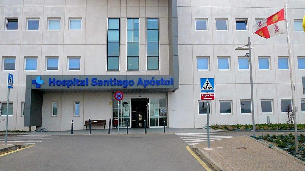 Imagen del Hospital Santiago Apóstol de Miranda de Ebro, a donde fue trasladada la mujer herida