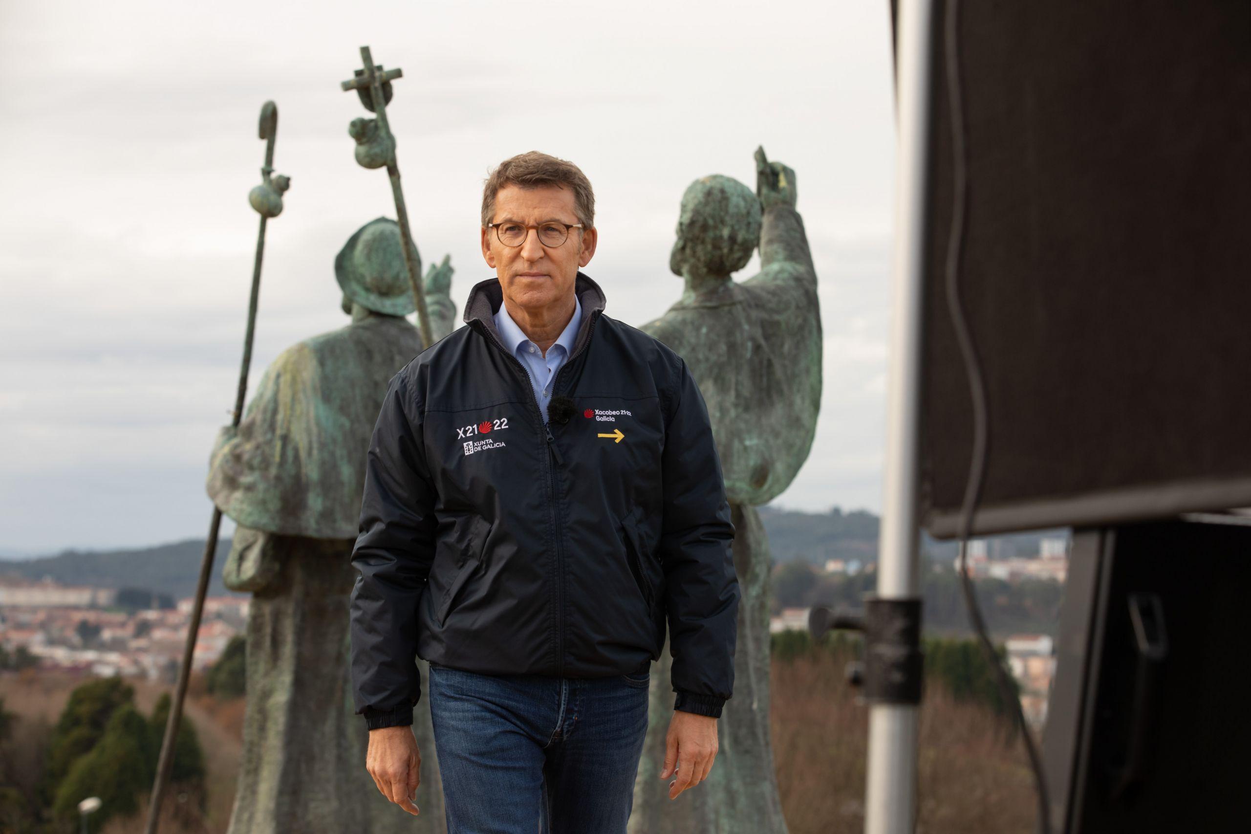 Alberto Núñez Feijóo durante su discurso de Fin de Año (Xunta de Galicia).