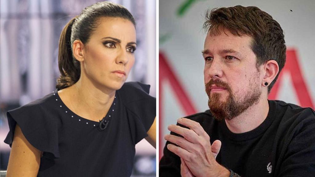 Ana Pastor y Pablo Iglesias en un fotomontaje.
