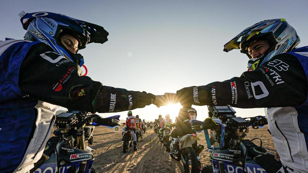 Sara García y su compañero Javi Vega