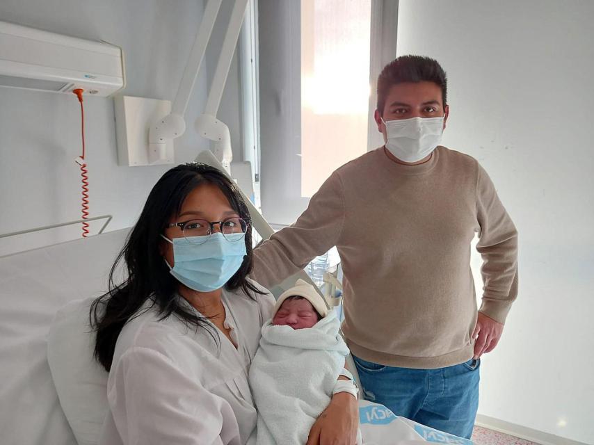 Camila Logro Trujillo, la primera bebe nacida en la provincia de Soria en 2022