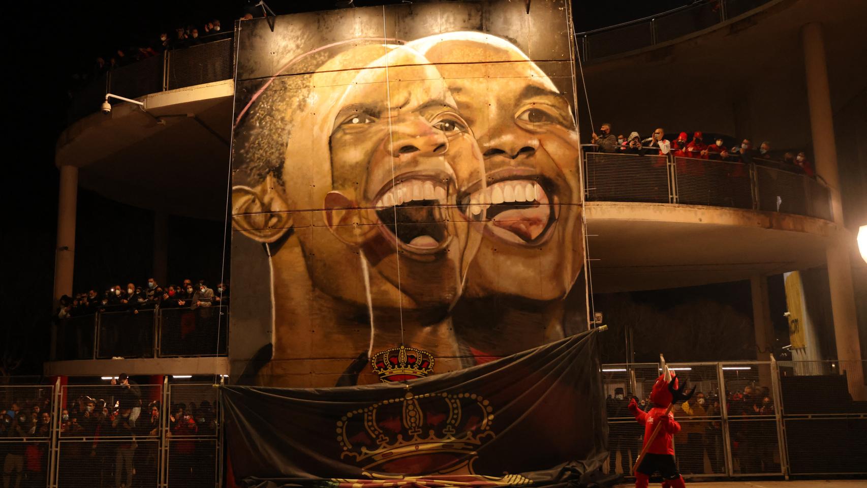 Mural en honor a Samuel Eto'o