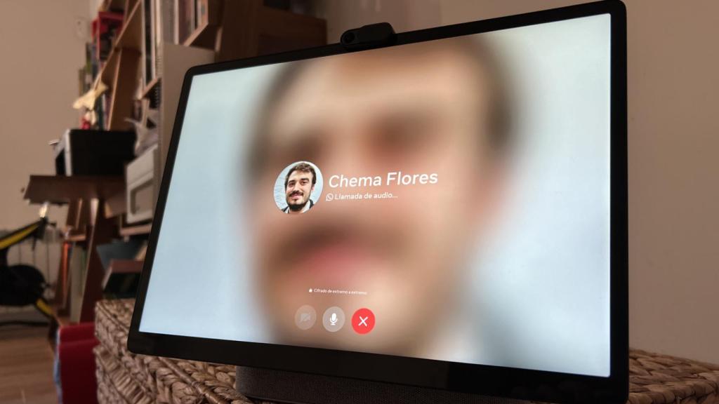 Llamada de WhatsApp en Portal+