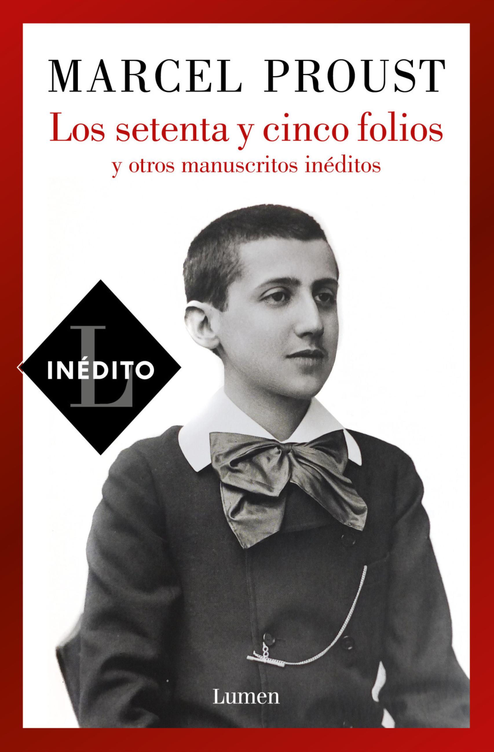 Portada de los inéditos de Proust.