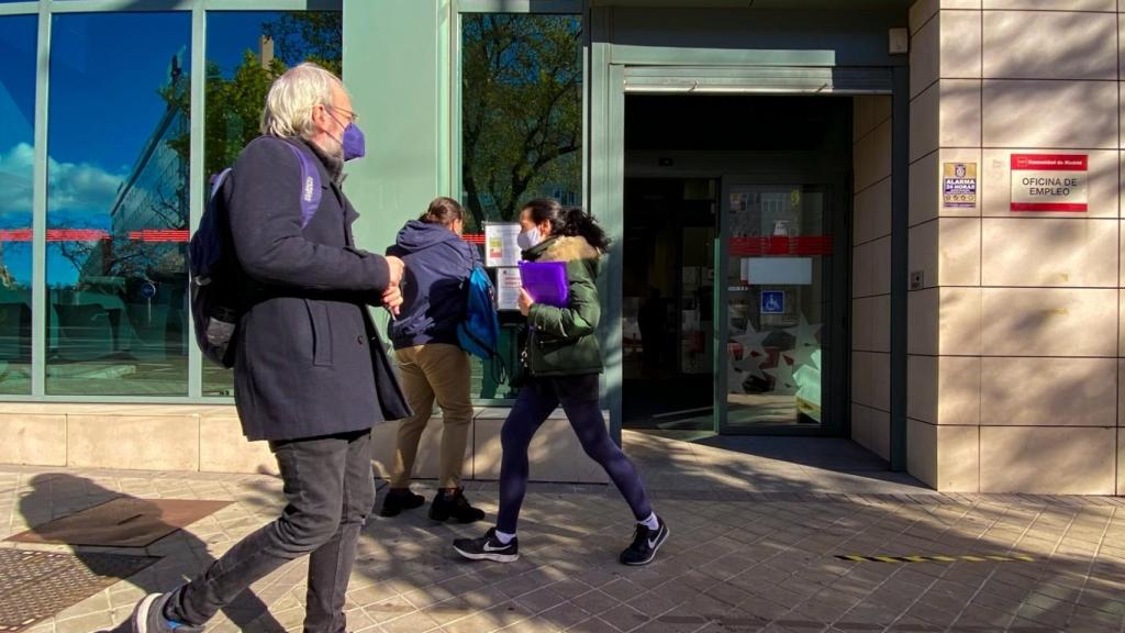 Una oficina de empleo, en Madrid.