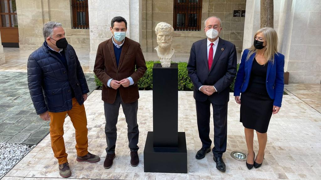 Francisco de la Torre ha estado este martes con Juanma Moreno en Málaga.