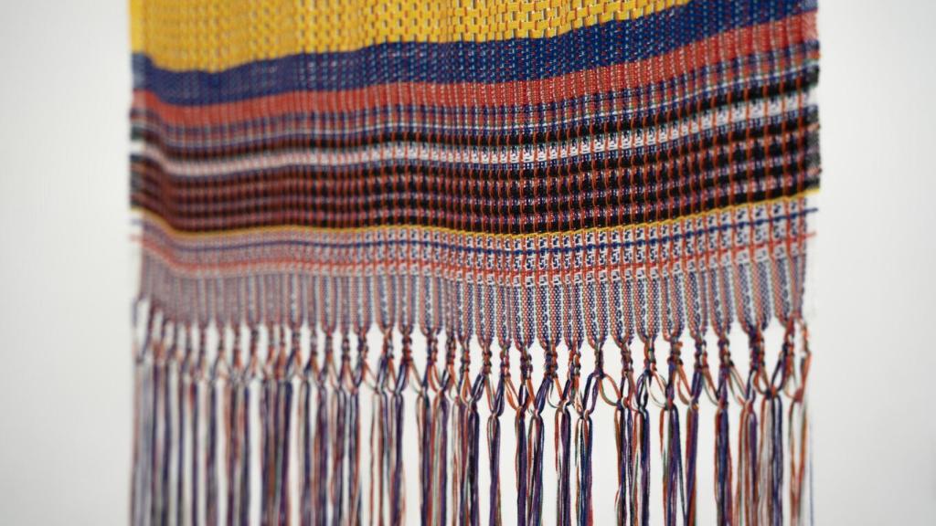 Andrea Canepa: 'Algoritmo predictivo del precio del algodón', 2021. Galería Rosa Santos