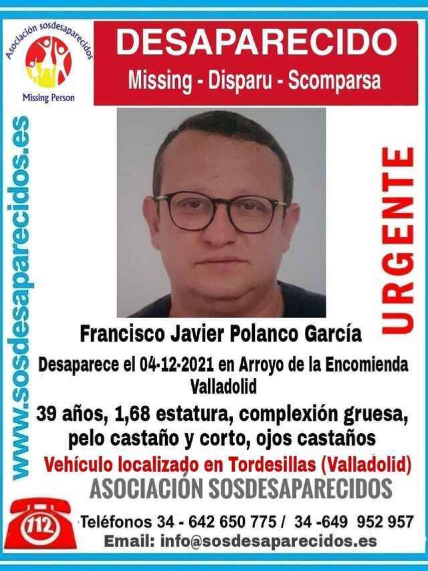 Cartel del desaparecido en Arroyo