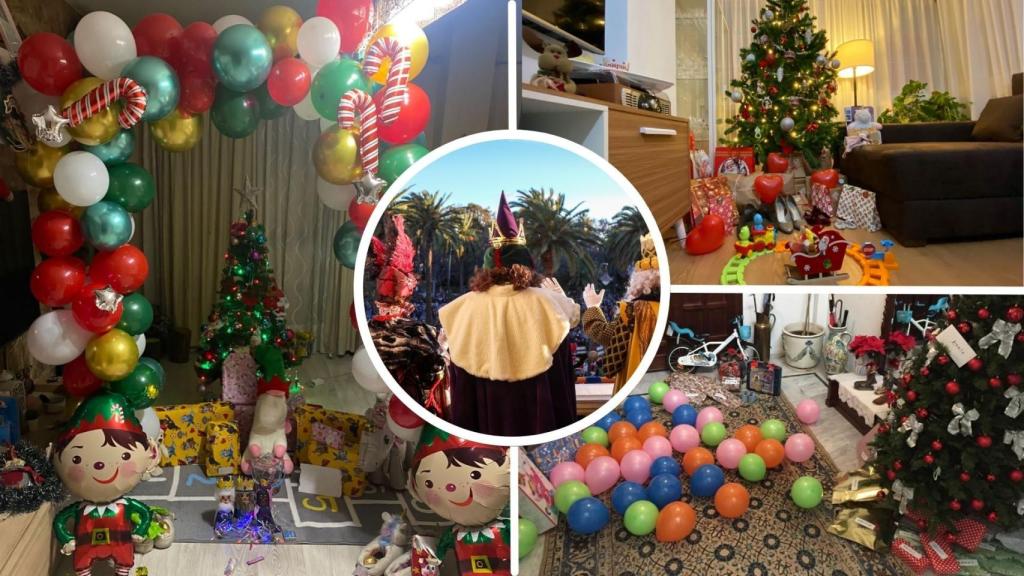 Algunas de las estampas que los Reyes Magos han dejado en Málaga.