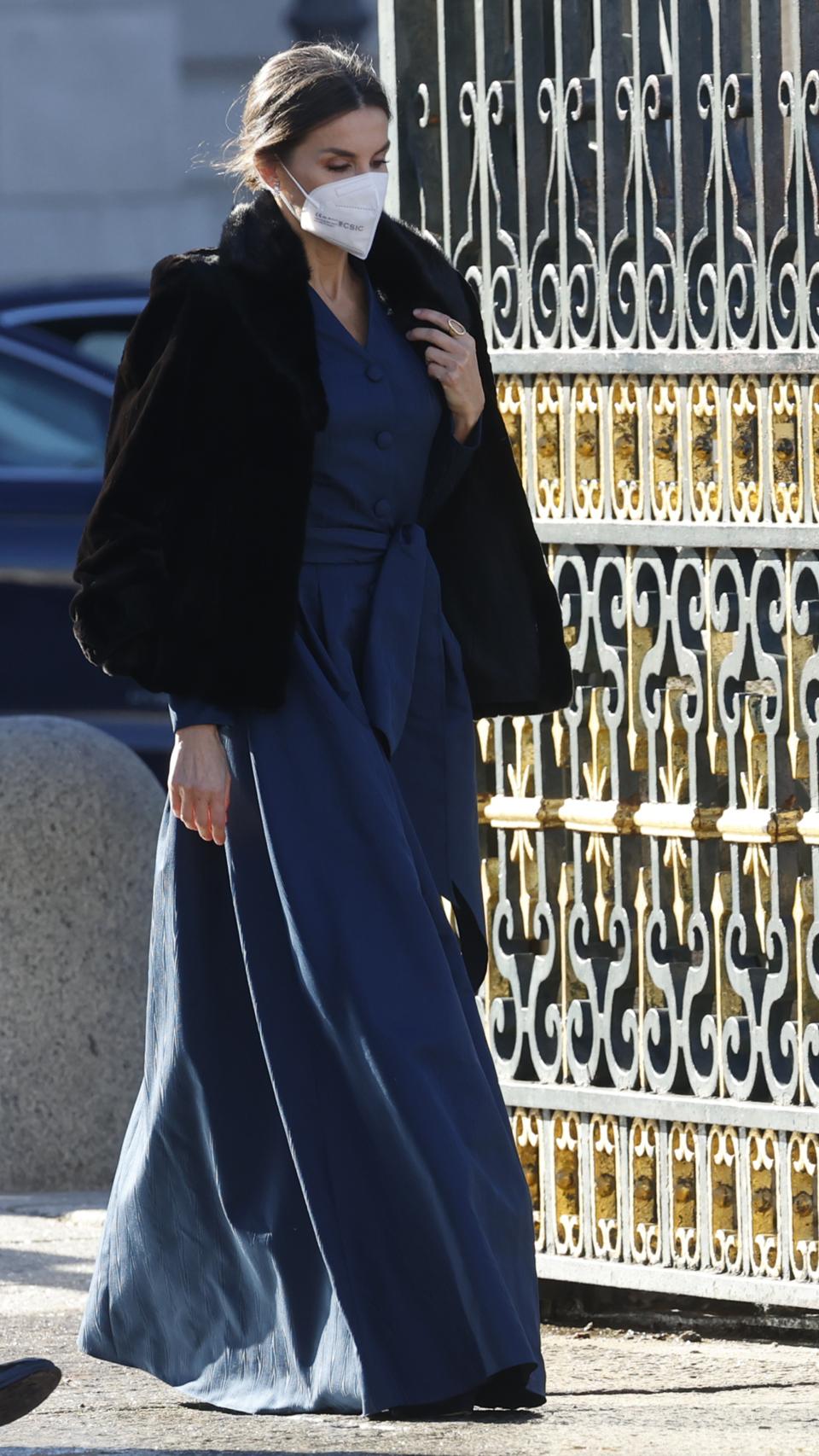 El primer 'outfit' del año 2022 que ha lucido la Reina.