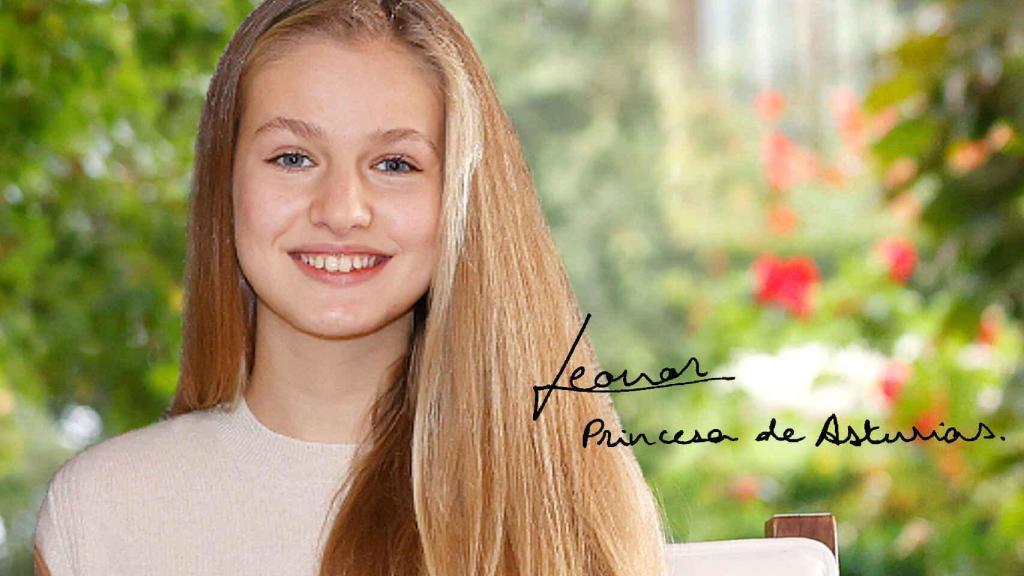 EL ESPAÑOL analizó hace unas semanas el cambio en la firma de la princesa Leonor.