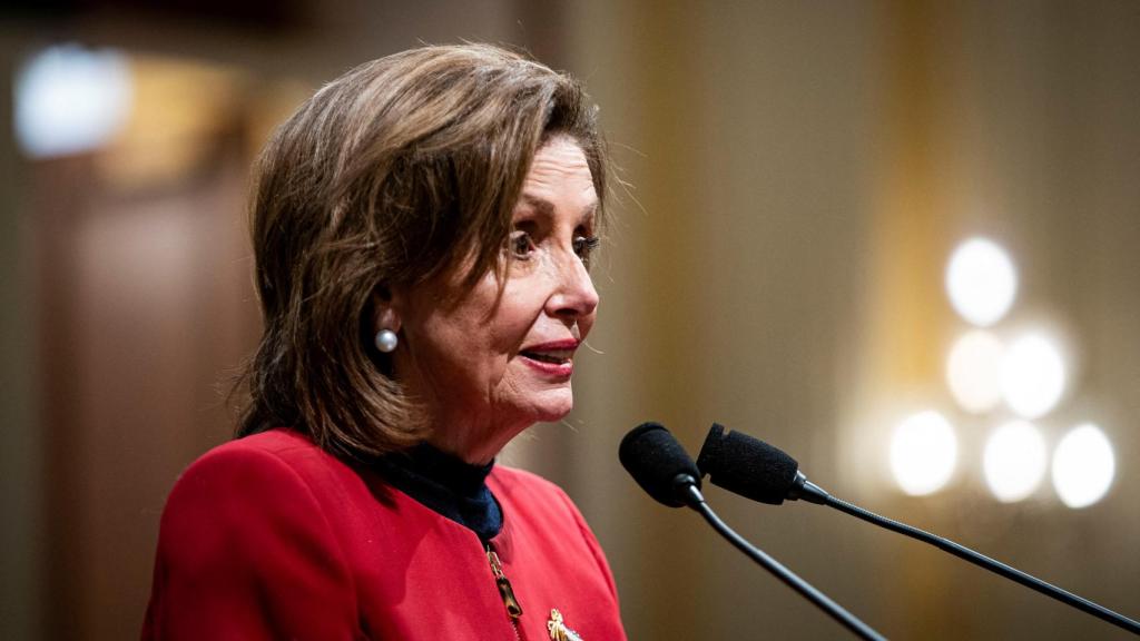 La presidenta de la Cámara de Representantes, la demócrata Nancy Pelosi.
