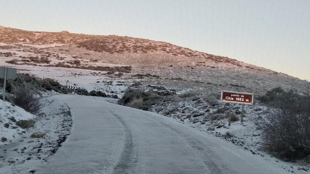 Nevada en el Puerto de Chía