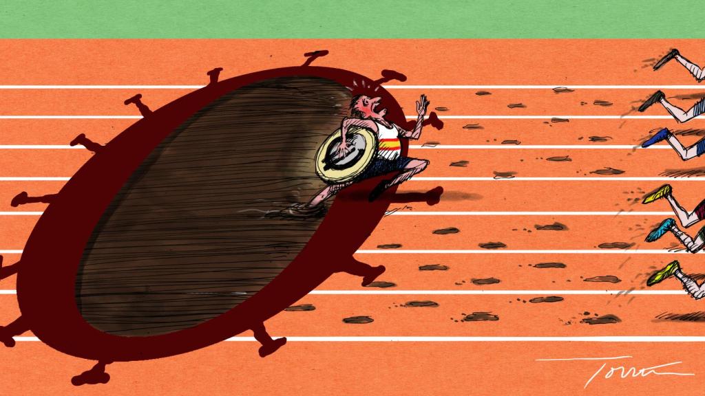 La economía española ya nota los efectos de ómicron.