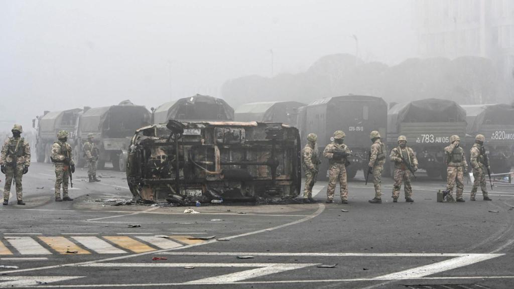 Disturbios en Almaty.