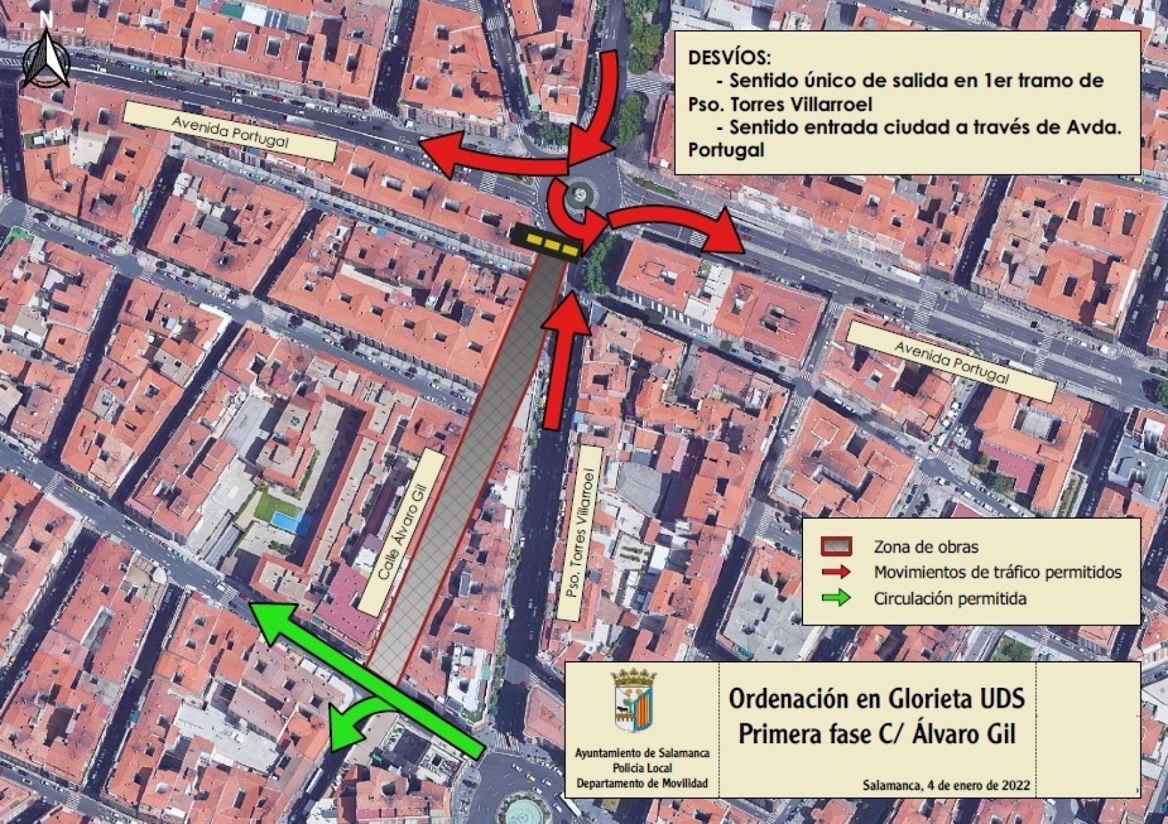 PLANO CALLE ÁLVARO GIL