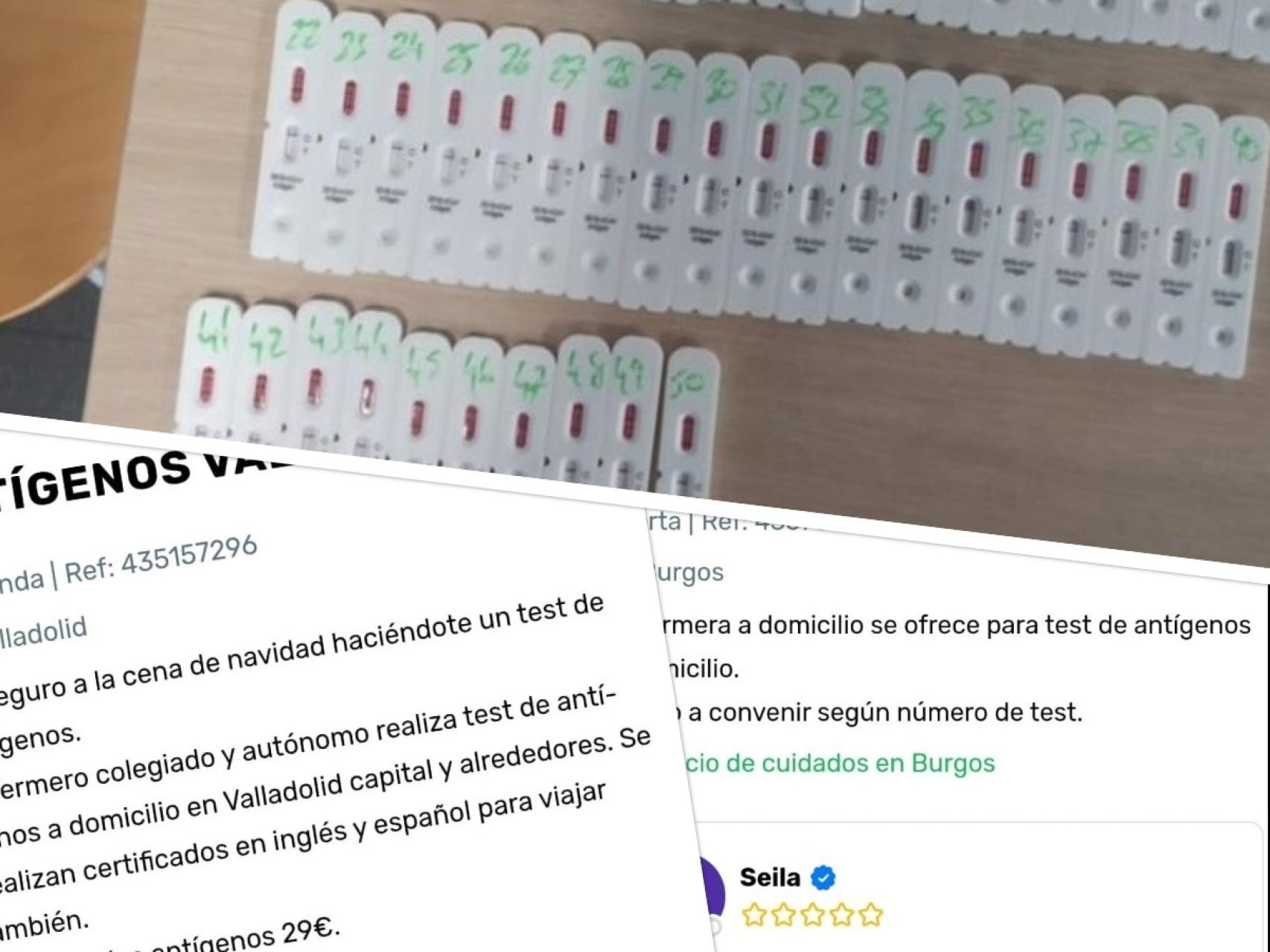 Anuncios de enfermeros en Internet