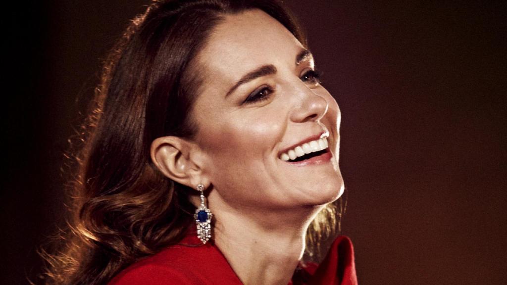 Kate Middleton durante un acto de Navidad.