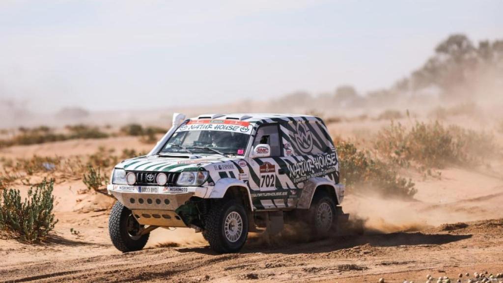 El Toyota Land Cruiser del Naturhouse Raid Team