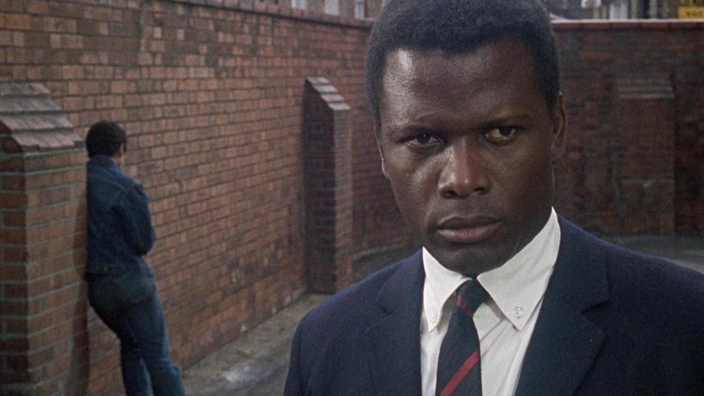 Sidney Poitier, en un fotograma de 'Rebelión en las aulas'.