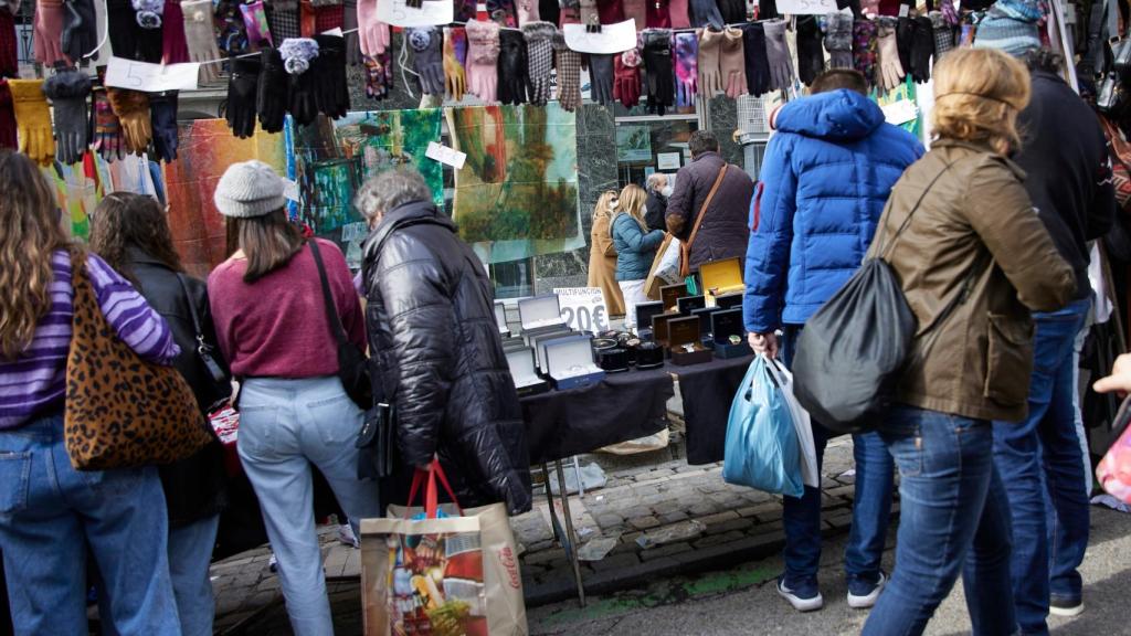 El rastro de Madrid.