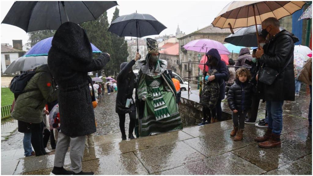 La llegada de los Reyes Magos a Bonaval.