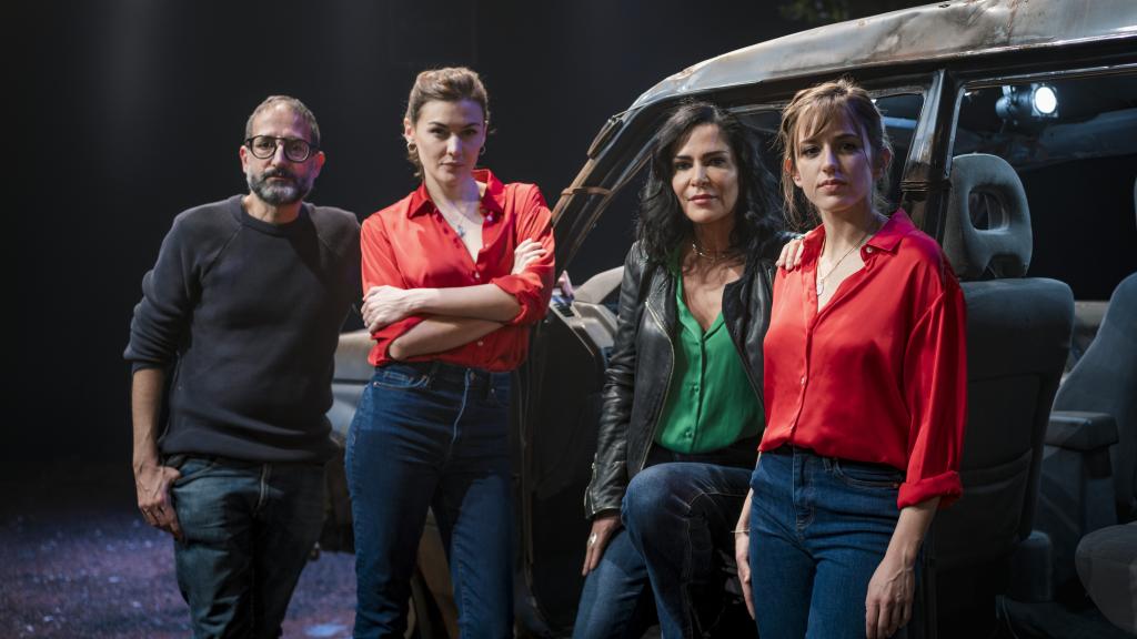 El equipo de 'La infamia'.