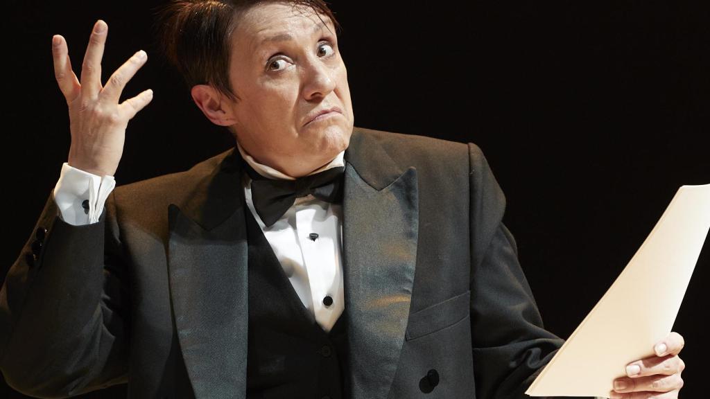 Blanca Portillo, durante la representación de 'Silencio'.