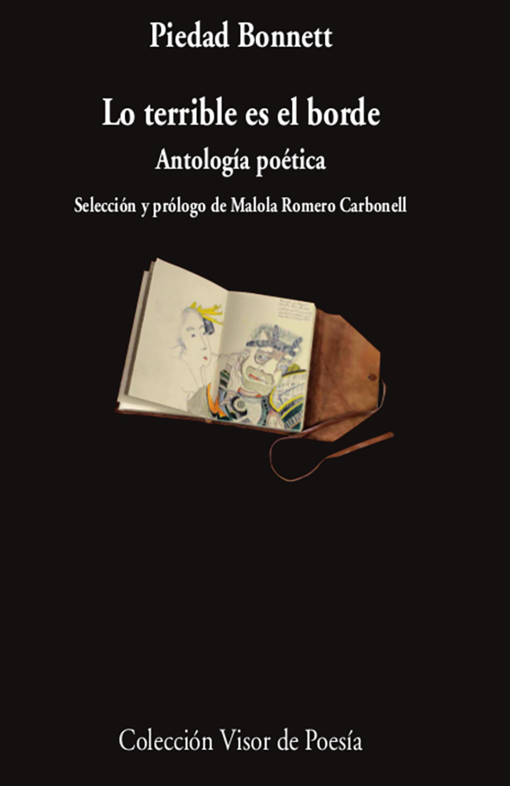 Portada de 'Lo terrible es el borde. Antología poética' (Visor), de Piedad Bonnet