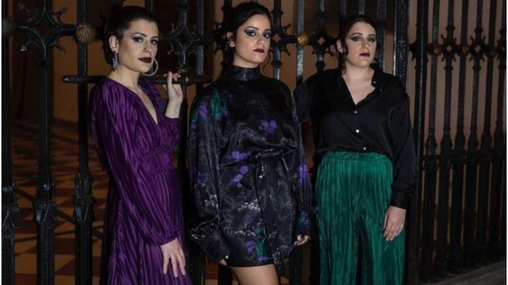 El trío gallego Tanxugueiras.