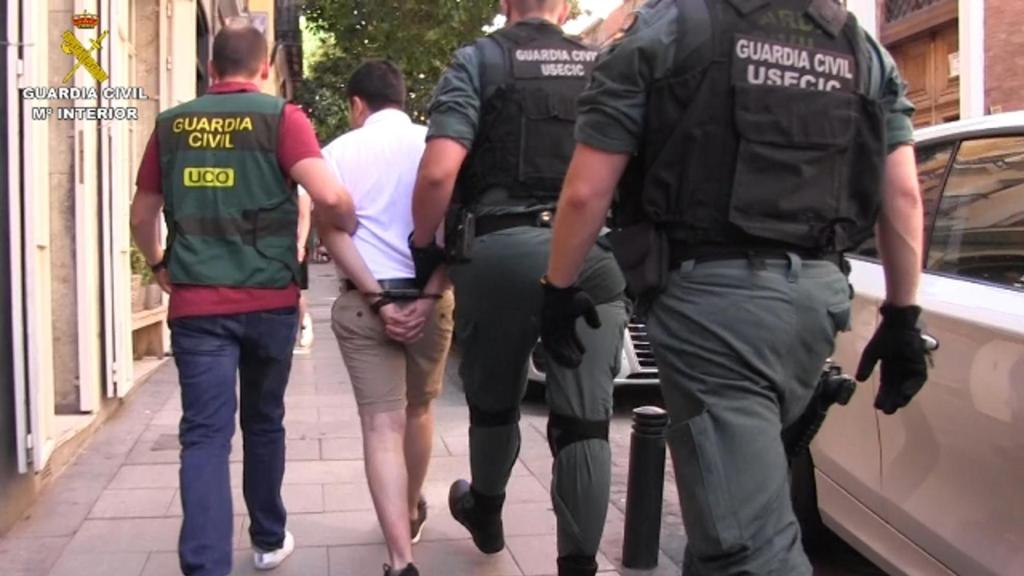 Lupín, en 2019, en otra detención por parte de la Guardia Civil.