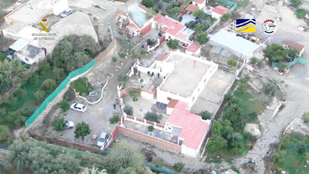 Una de las viviendas que fueron registradas en el marco de la operación.