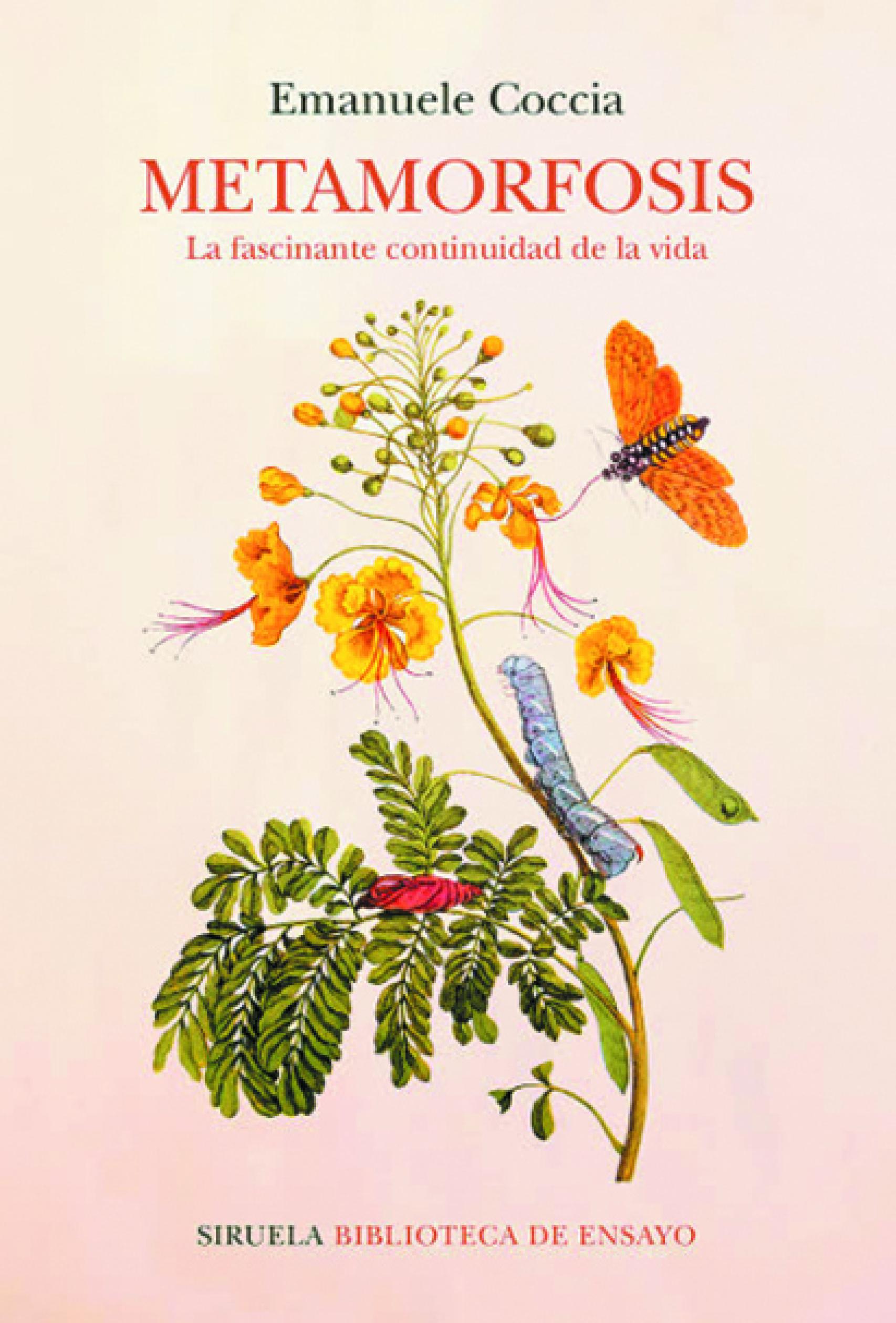 Portada de 'Metamorfosis. La fascinante continuidad de la vida', de Emmanuele Coccia