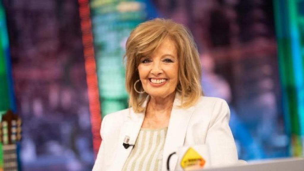 María Teresa Campos durante su visita a 'El Hormiguero'.