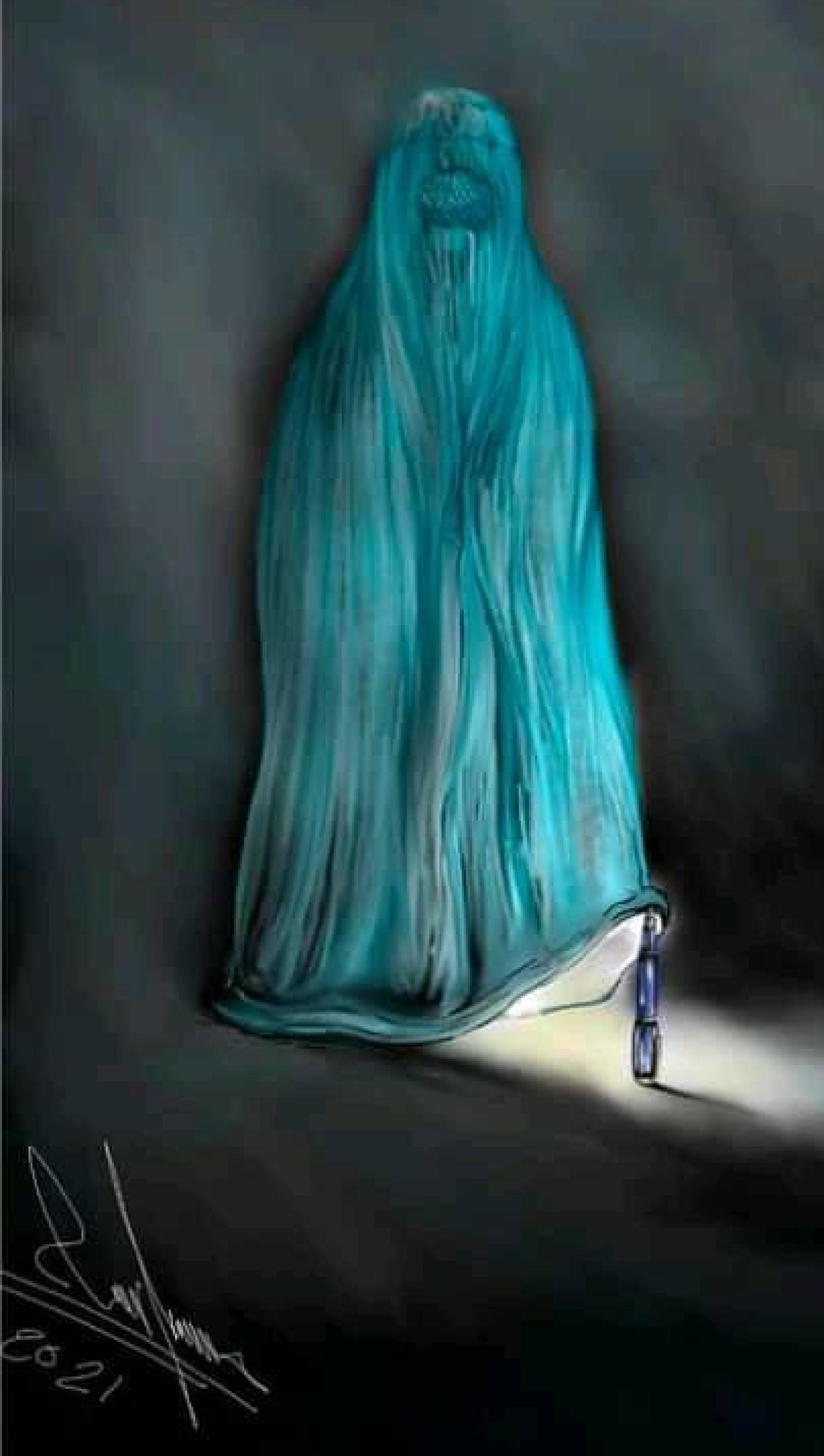 Imagen usada en redes sociales por las afganas para reivindicar sus derechos.