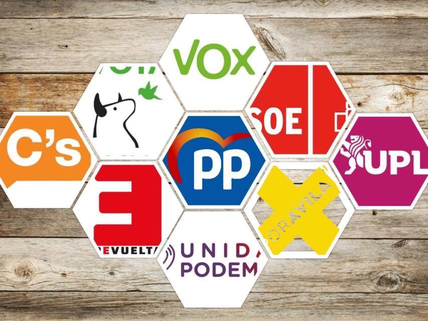 Elecciones 13-F: estos son los partidos políticos que se presentan en Castilla y León