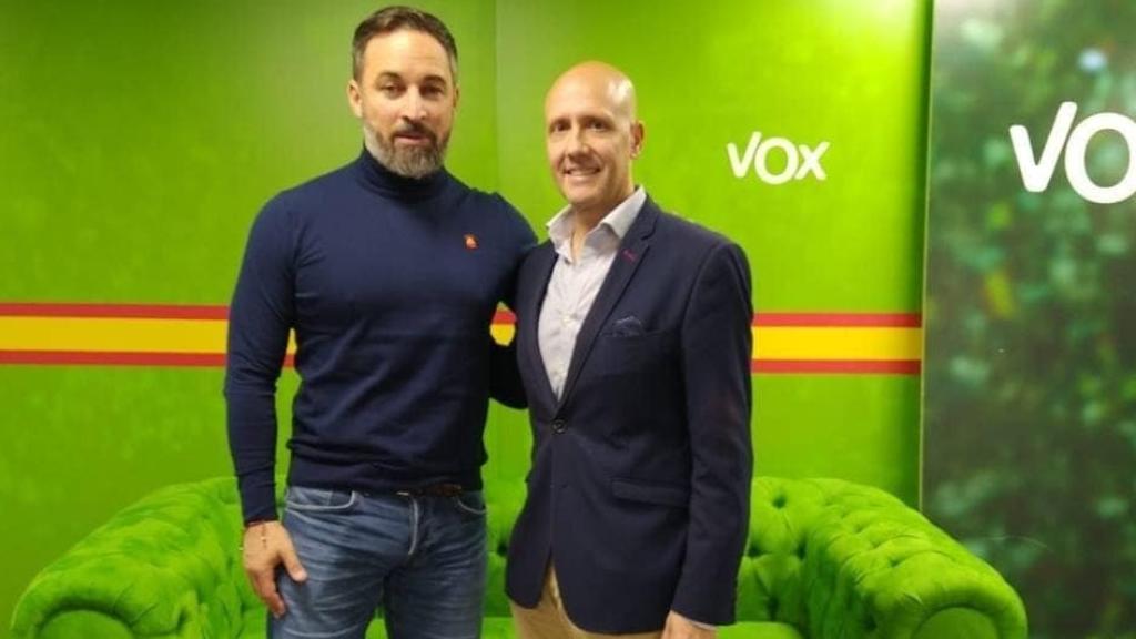 Santiago Abascal y Carlos Menéndez, en una imagen de archivo