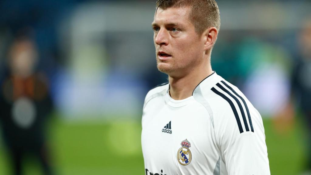 Toni Kroos, en un partido del Real Madrid de la temporada 2021/2022