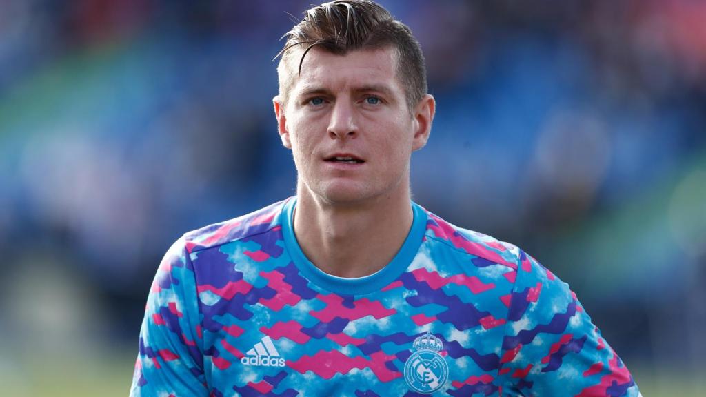 Toni Kroos, con el Real Madrid en la temporada 2021/2022