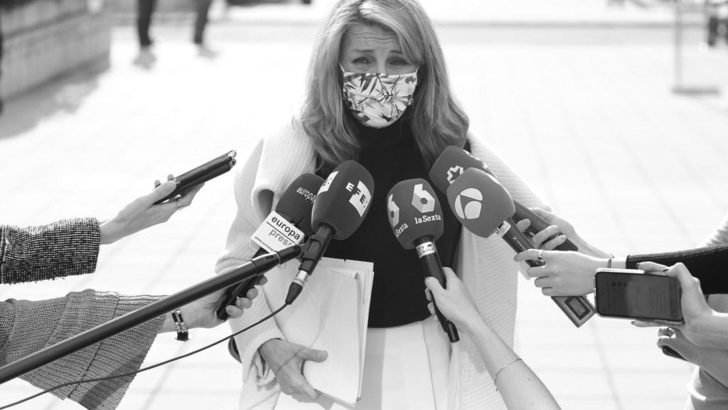 La vicepresidenta, Yolanda Díaz.