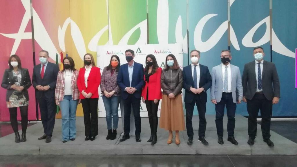 Presentación de la estrategia de Andalucía en Fitur 2021.