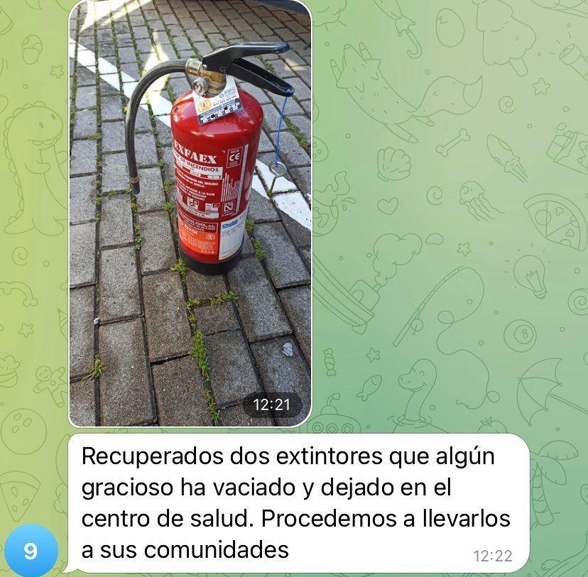 Uno de los mensajes compartidos por los vecinos de Novo Mesoiro (Cedida).