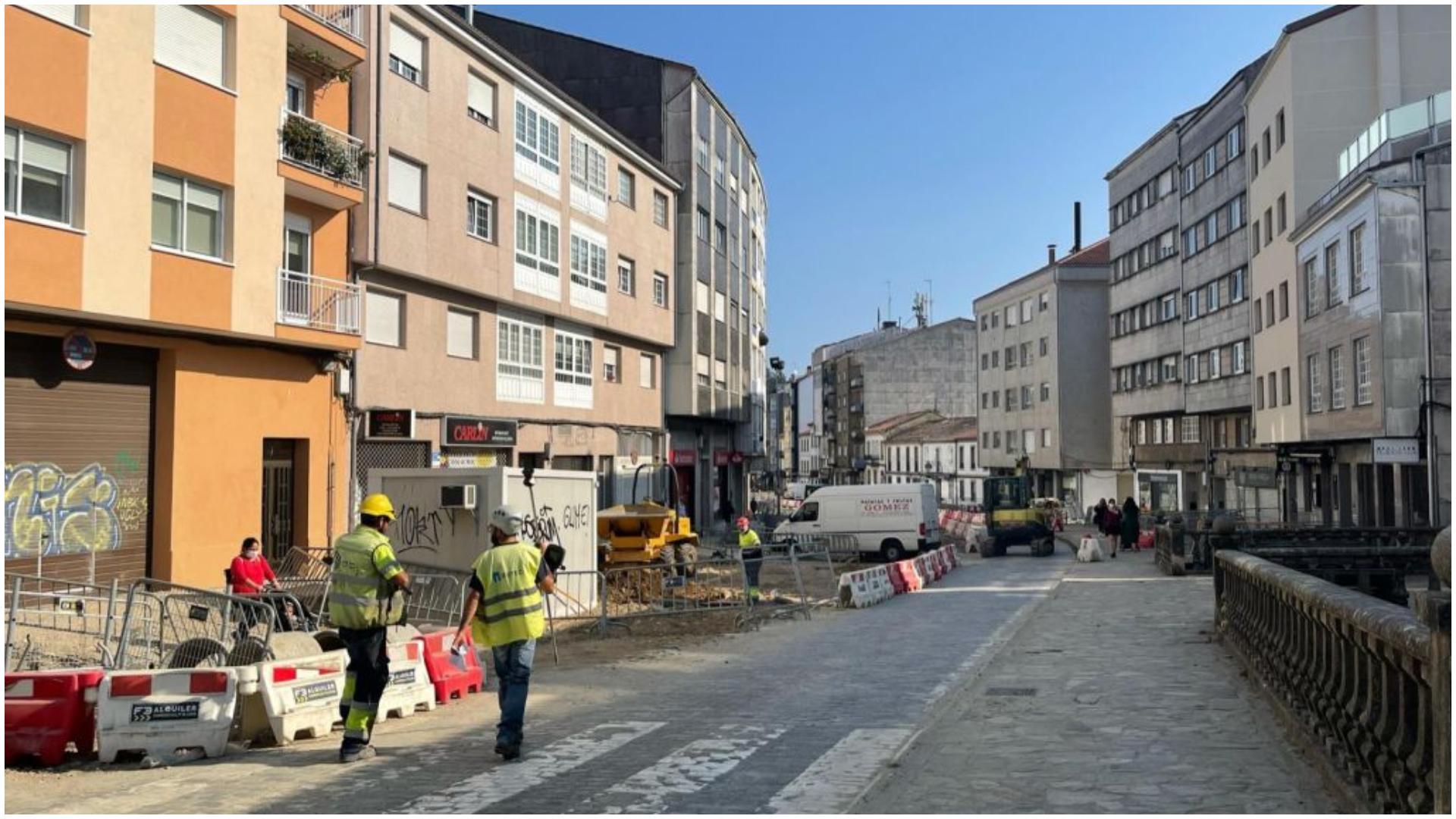 Las obras de Concheiros en agosto de 2021