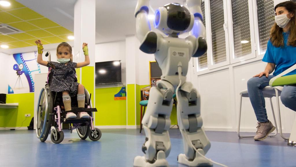 Sesión de rehabilitación con Inrobics.